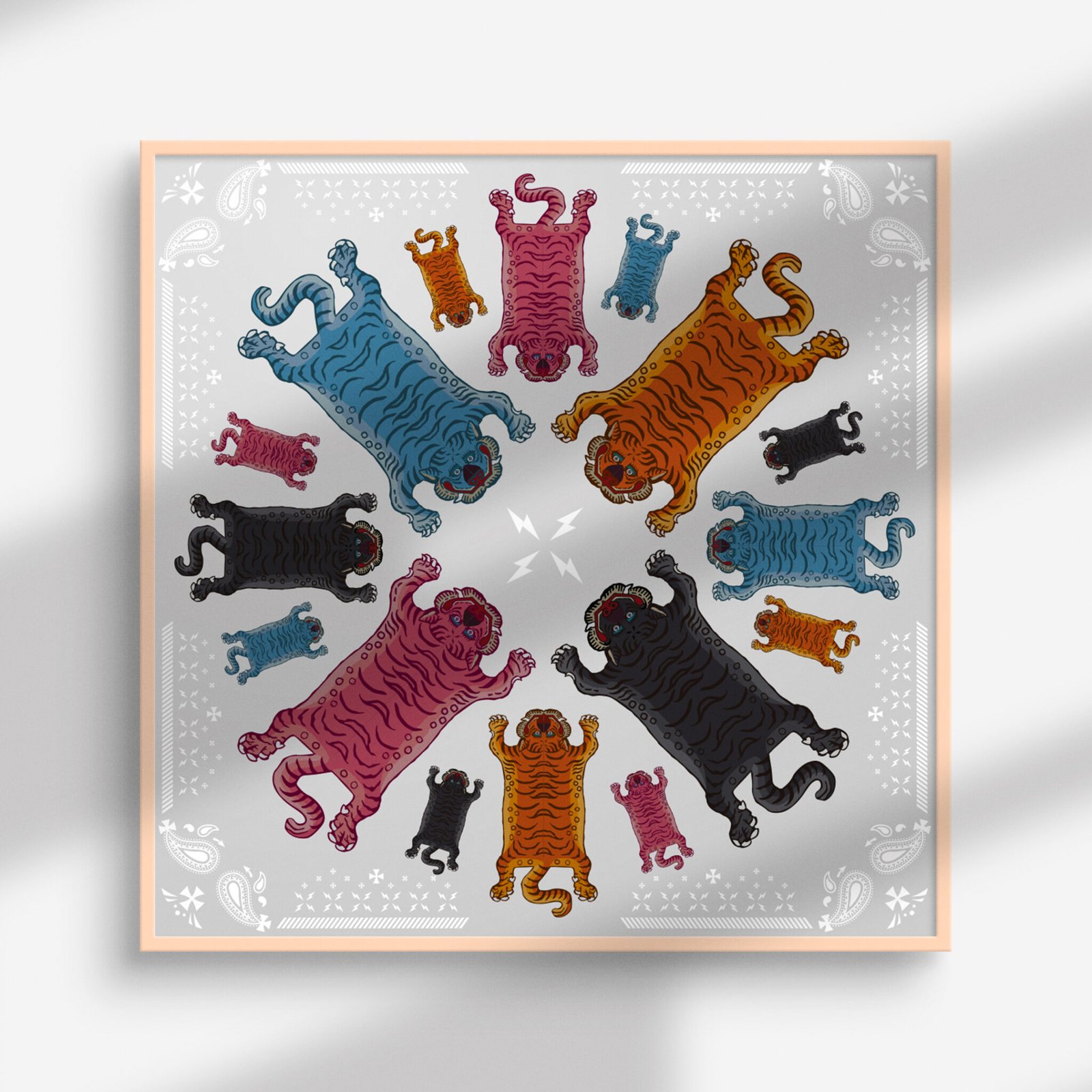 TIBETAN TIGER RUG 制作物 2